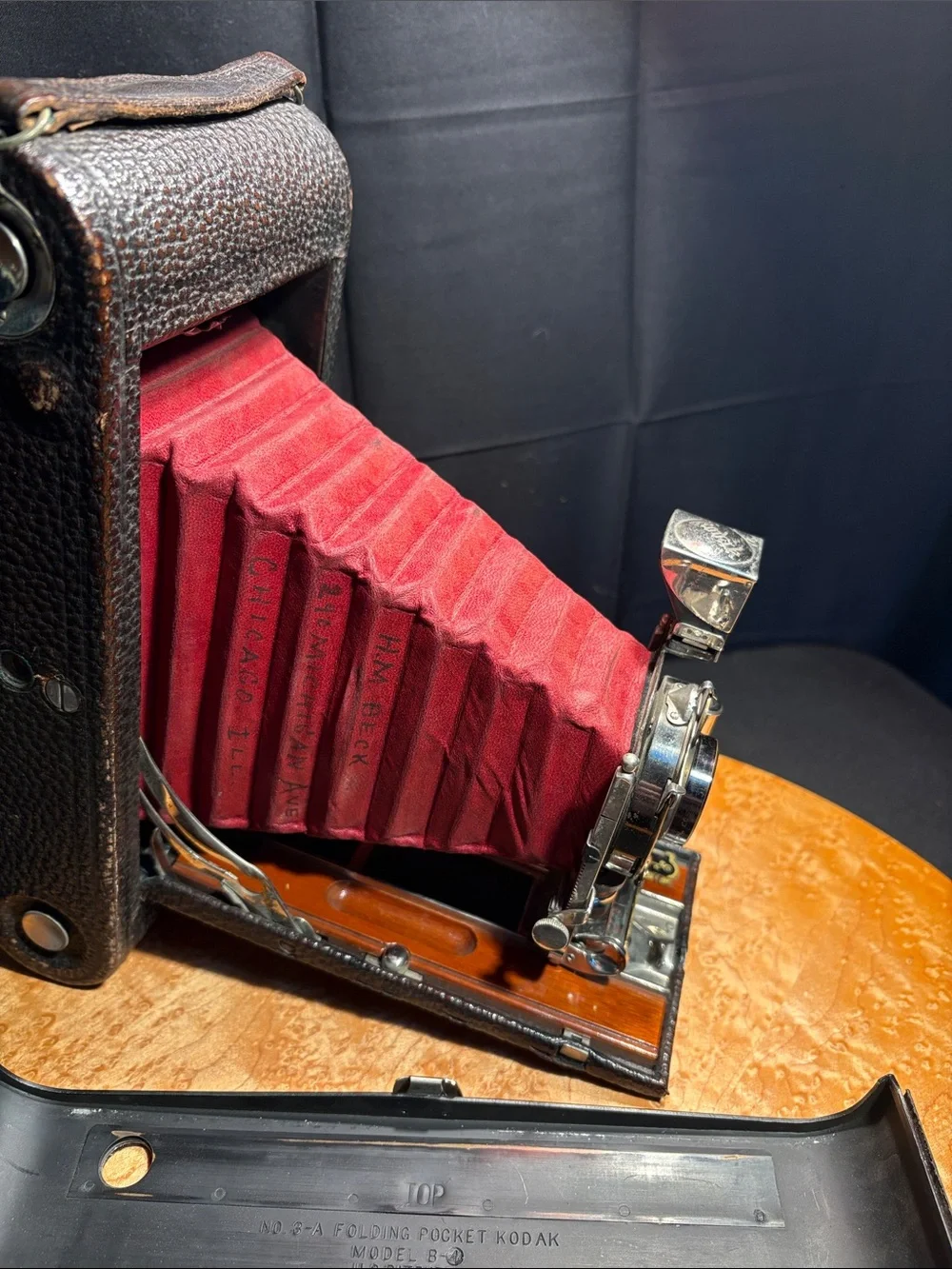 Stunning Early 1900s Eastman Kodak No. 3-A Folding Pocket Camera (Model B-4)
